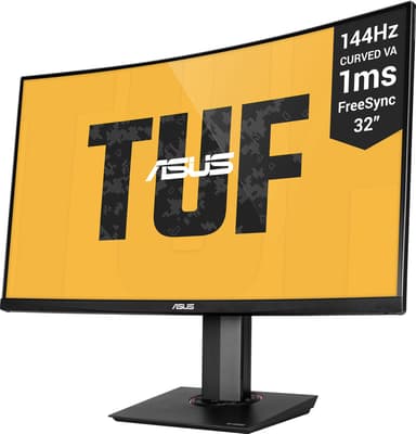 Asus VG32VQ 32" TUF Gaming kaareva pelinäyttö (musta)