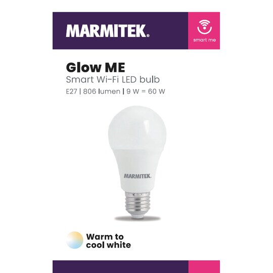 Marmitek GlowME LED lamppu E27 8504