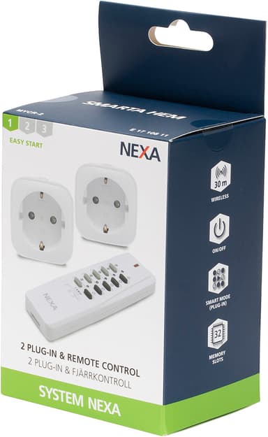 Nexa plug-in vastaanotin pakkaus NEXA14635