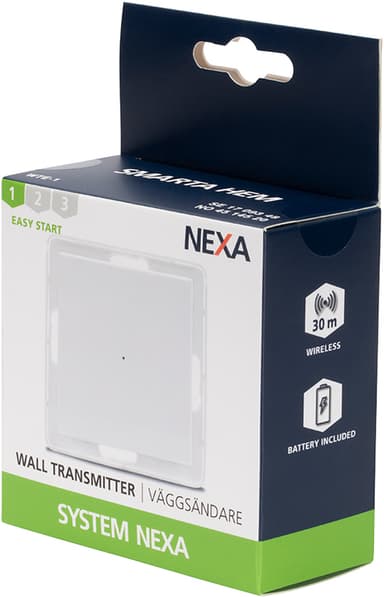Nexa seinään asennettava lähetin NEXA14711