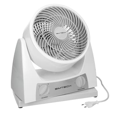 Taulukko tuuletin tuuletin stand tuuletin tuuletin ilmaa 40W 3 askelta Valkoinen SimTech