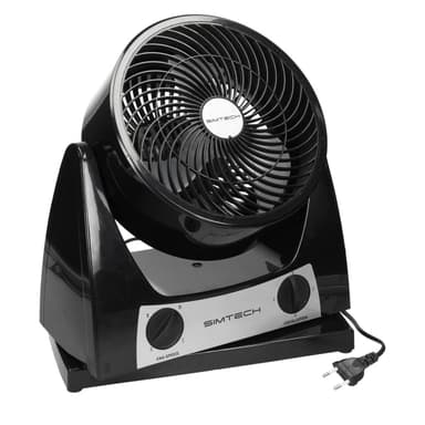 Taulukko tuuletin tuuletin stand tuuletin tuuletin 40W 3 tasoa Musta SimTech