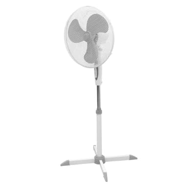 Seistä Fan Floor Fan Fan sivuttainen Fan 45W Valkoinen Harmaa