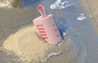 JBL GO 3 kannettava kaiutin (vaaleanpunainen)