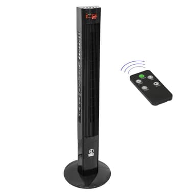 Jalusta tuuletin torni tuuletin Tower Fan Fan 45W 116 cm Musta