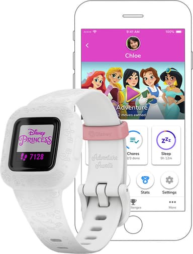 Garmin Vivofit Jr. 3 aktiivisuusranneke lapsille (Disney Princess)