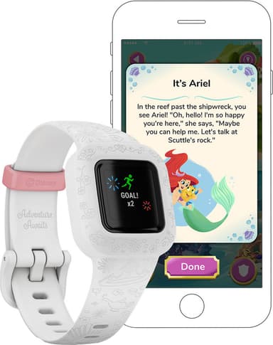 Garmin Vivofit Jr. 3 aktiivisuusranneke lapsille (Disney Princess)