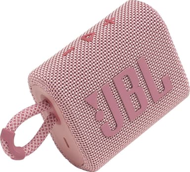 JBL GO 3 kannettava kaiutin (vaaleanpunainen)