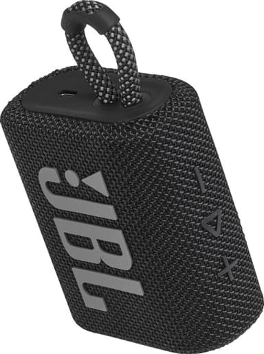 JBL GO 3 kannettava kaiutin (musta)