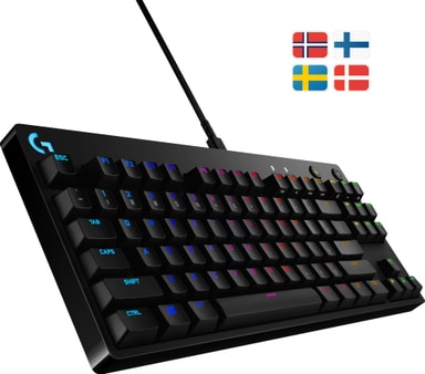 Logitech G Pro pelinäppäimistö (pohjoismainen)