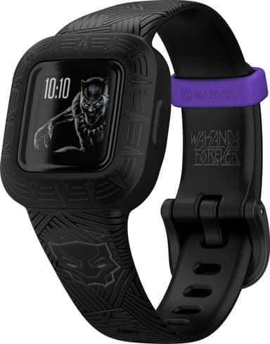 Garmin Vivofit Jr. 3 aktiivisuusranneke lapsille (Black Panther)