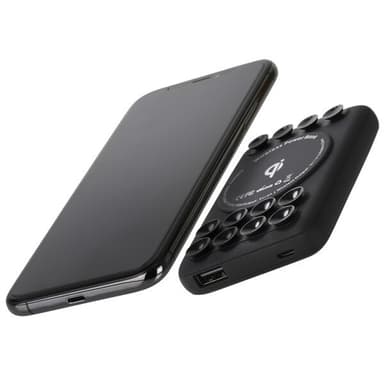 Deltaco Powerbank QI 5W 1xUSB 5000mAh