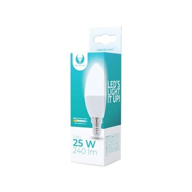 LED-Lamppu E14 C37 3W 230V 3000K 240lm