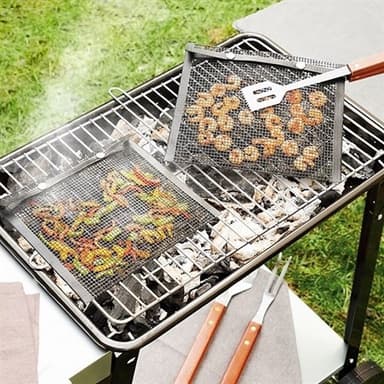 InnovaGoods Non Stick Grilliverkkopussi 2-pakkaus Grilliristikko