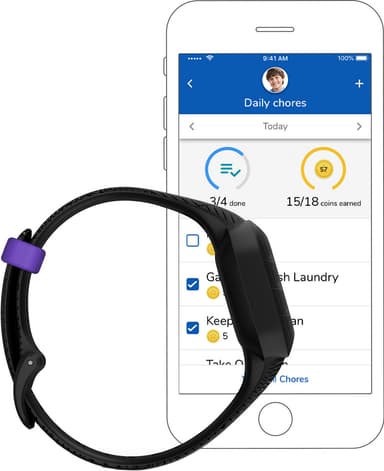 Garmin Vivofit Jr. 3 aktiivisuusranneke lapsille (Black Panther)