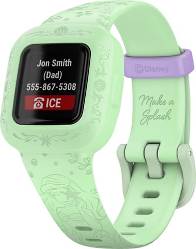 Garmin Vivofit Jr. 3 aktiivisuusranneke (Disney, The Little Mermaid)