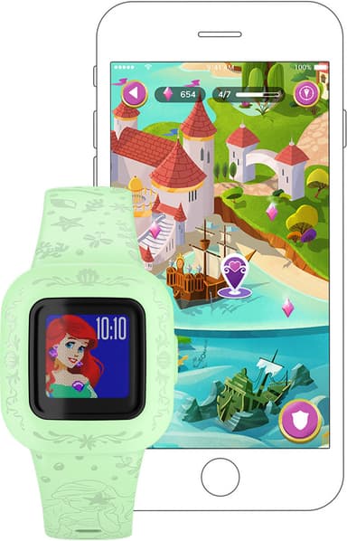 Garmin Vivofit Jr. 3 aktiivisuusranneke (Disney, The Little Mermaid)