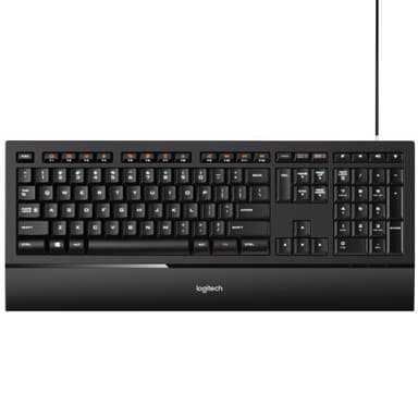 Logitech K740 valaistu näppäimistö (musta)