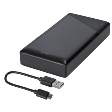 Deltaco Powerbank USB + USB-C PD 10000mAh
