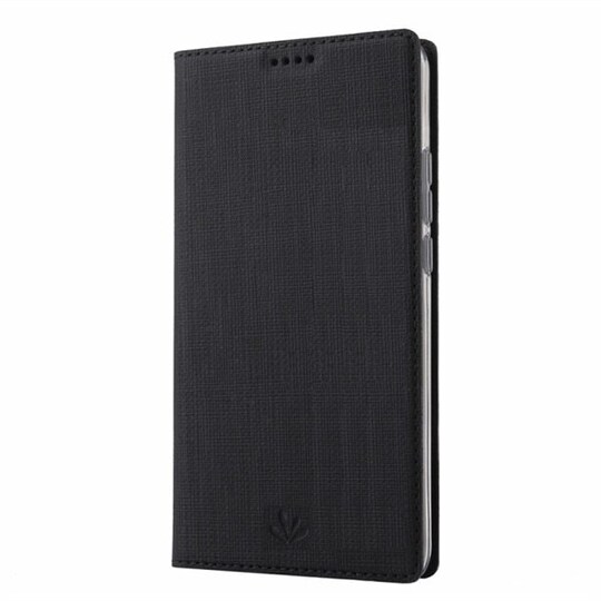 Flip kotelo korttitaskulla & telineellä Huawei Honor V30 & V30 Pro, Musta