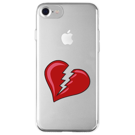 La Vie iPhone 6/6S/7 pehmeä suojakuori (sydän)