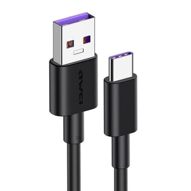 1m Pikalatauskaapeli USB-tyyppi C - Musta