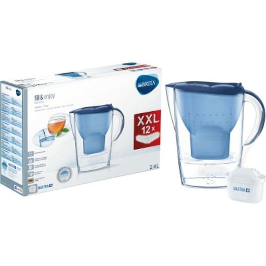 BRITA Suodatinkannu 2,4L + 12x suodatinta - Sininen