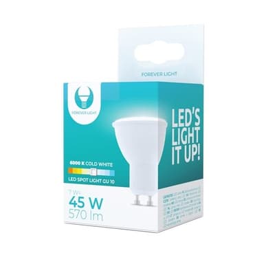 LED-Lamppu GU10 7W 230V 6000K 570lm