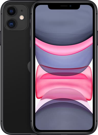 iPhone 11 älypuhelin 64 GB (musta)