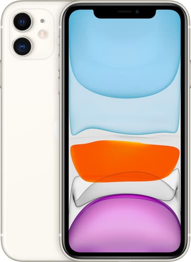 iPhone 11 älypuhelin 128 GB (valkoinen)