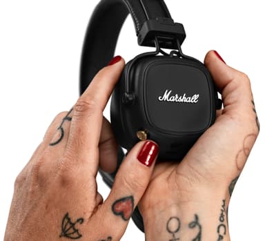 Marshall Major IV langattomat on-ear kuulokkeet (musta)