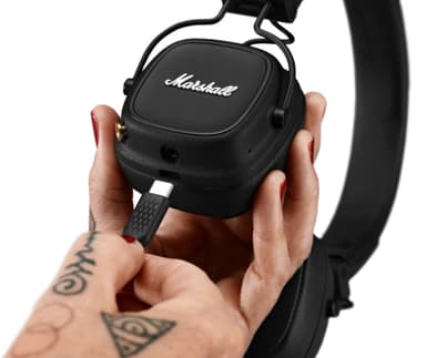 Marshall Major IV langattomat on-ear kuulokkeet (musta)