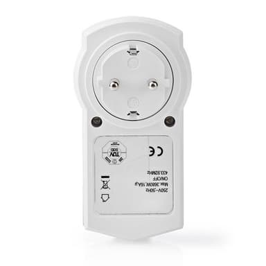 Nedis RF-Älypistoke On/Off RF Mesh Suko tyyppi F 3680 W