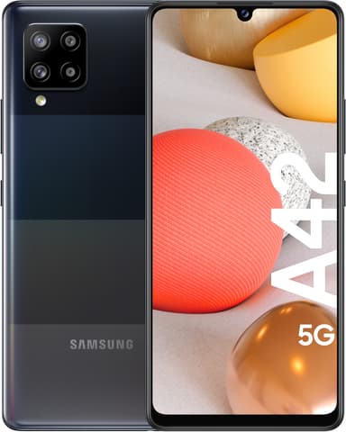 Samsung Galaxy A42 5G älypuhelin 4/128GB (Prism Dot Black)