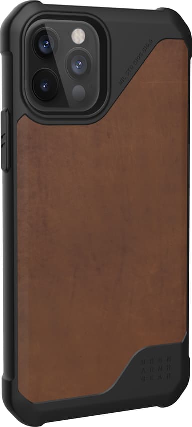 UAG Metropolis Lite iPhone 12 / 12 Pro nahkainen suojakuori (ruskea)