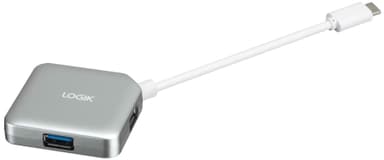 Logik USB-C - USB 3.0 hubi (4 porttia)