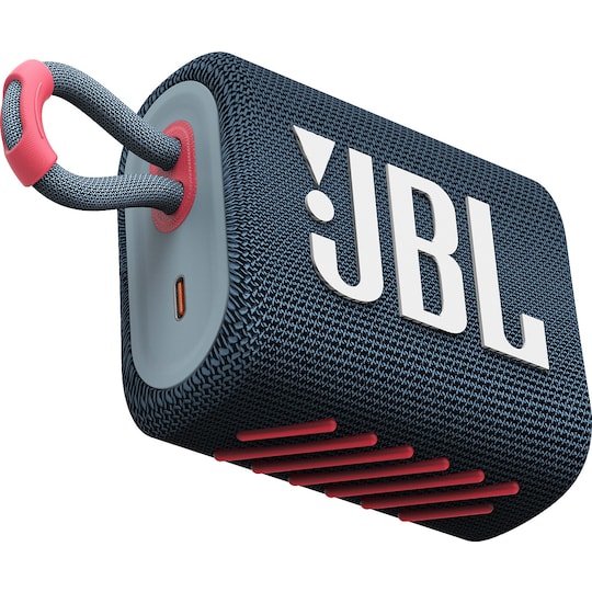 JBL GO 3 kannettava kaiutin (sininen koralli)