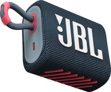 JBL GO 3 kannettava kaiutin (sininen koralli)
