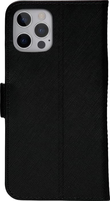 Dbramante1928 Milano iPhone 12/12 Pro lompakkokotelo (Night Black)