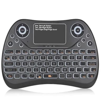 Mini Langaton näppäimistö Smart-TV / Älypuhelimille - Valo