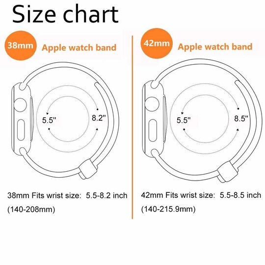 Apple Watch -rannekoru 38 mm - kellonahka - Glitter hopeinen