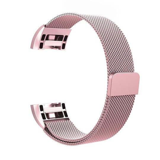 Fitbit Charge 2 ranneke milanolainen loop – Rosepink - L