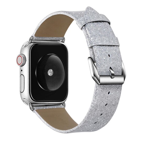 Apple Watch -rannekoru 38 mm - kellonahka - Glitter hopeinen