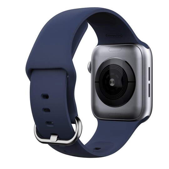 Apple Watch rannekoru silikoni 38/40 - tummansininen