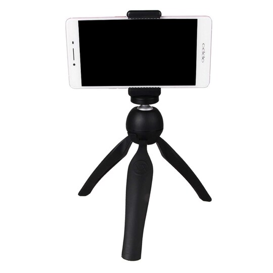 Kamerajalusta kallistuvalla kääntöliikkeellä matkapuhelimille, GoPro ja muille kameroille
