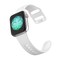 Apple Watch rannekoru 38/40 silikoni - valkoinen