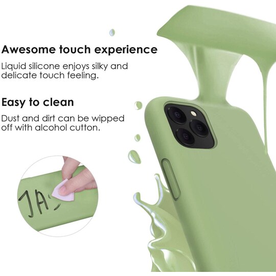Iskunkestävä suojakuori iPhone 12 Pro Max Green -puhelimelle