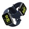 Apple Watch rannekoru silikoni 42/44 - tummansininen