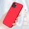 Iskunkestävä suojakuori iPhone 12 Pro Max Red -puhelimelle