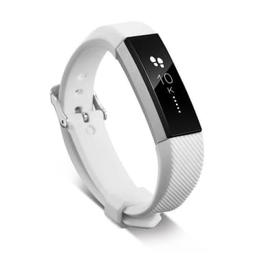 Fitbit Alta / HR -rannekoru silikonista - urheilumalli (S) - valkoinen
